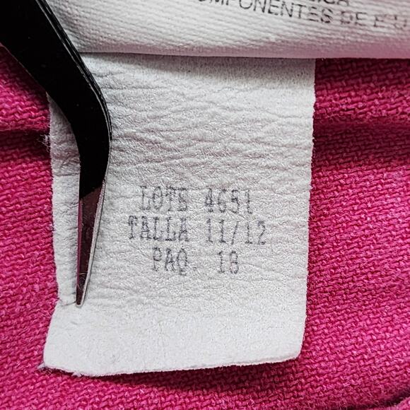 Vintage 90s Denim Republic Shorts Womens 11/12 Pink High Rise Double Button - Picture 7 of 12